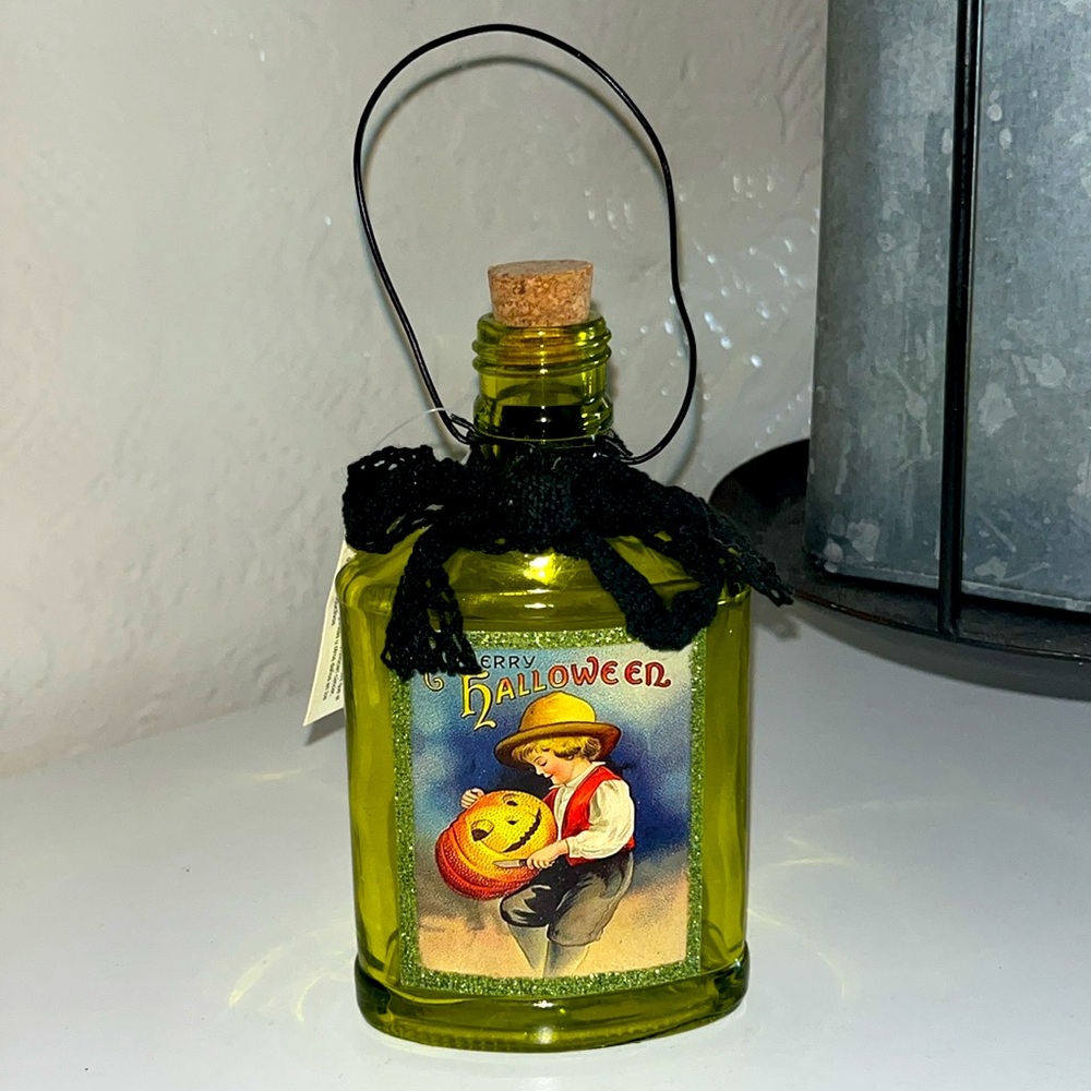 Halloween bottle with cork